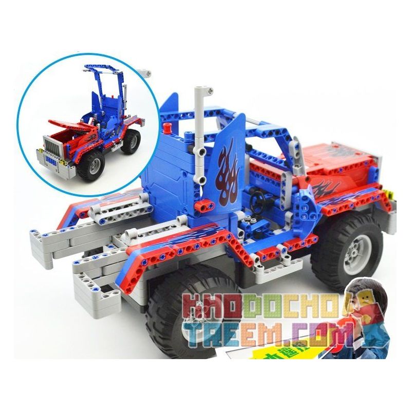 DOUBLEE CADA C51002 51002 non  XE ĐẦU KÉO bộ đồ chơi xếp lắp ráp ghép mô hình  柯博文 CONVOY TRUCK Kỹ Thuật Công Nghệ Cao Mô Hình Phương Tiện 531 khối