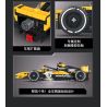XINZHUAN XZ0002 Xếp hình lắp ráp ghép mô hình Xe công thức 1 McLaren F1