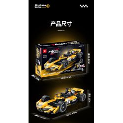 XINZHUAN XZ0002 Xếp hình lắp ráp ghép mô hình Xe công thức 1 McLaren F1