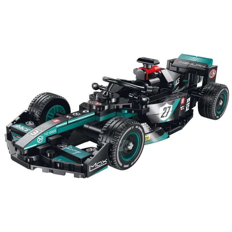 XINZHUAN XZ0003 Xếp hình lắp ráp ghép mô hình Xe công thức 1 Mercedes F1