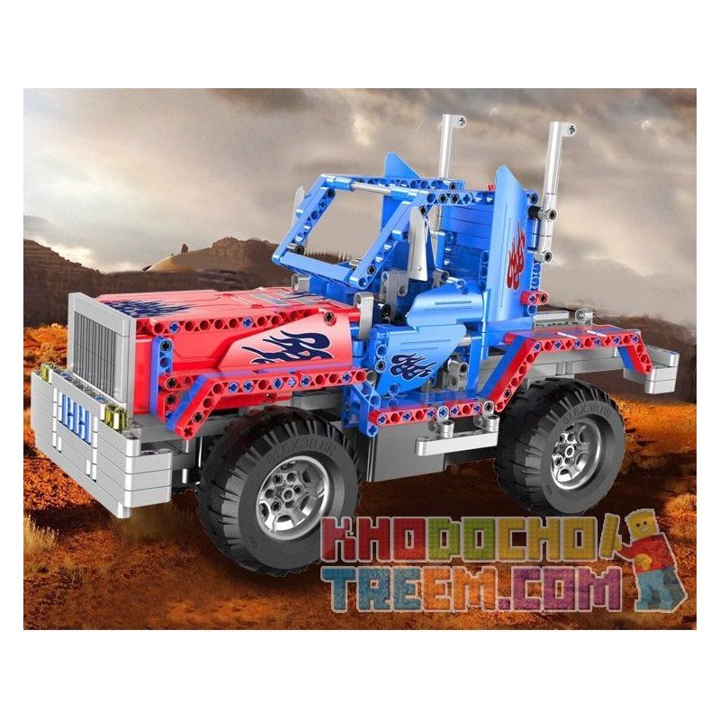 DOUBLEE CADA C51002 51002 non  XE ĐẦU KÉO bộ đồ chơi xếp lắp ráp ghép mô hình  柯博文 CONVOY TRUCK Kỹ Thuật Công Nghệ Cao Mô Hình Phương Tiện 531 khối