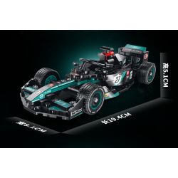 XINZHUAN XZ0003 Xếp hình lắp ráp ghép mô hình Xe công thức 1 Mercedes F1