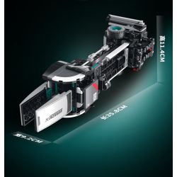 XINZHUAN XZ0003 Xếp hình lắp ráp ghép mô hình Xe công thức 1 Mercedes F1