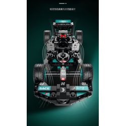 XINZHUAN XZ0003 Xếp hình lắp ráp ghép mô hình Xe công thức 1 Mercedes F1