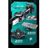 XINZHUAN XZ0003 Xếp hình lắp ráp ghép mô hình Xe công thức 1 Mercedes F1