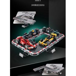 XINZHUAN XZ0003 Xếp hình lắp ráp ghép mô hình Xe công thức 1 Mercedes F1