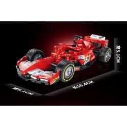 XINZHUAN XZ0004 Xếp hình lắp ráp ghép mô hình Xe công thức 1 Ferrari F1
