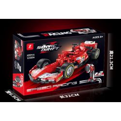 XINZHUAN XZ0004 Xếp hình lắp ráp ghép mô hình Xe công thức 1 Ferrari F1