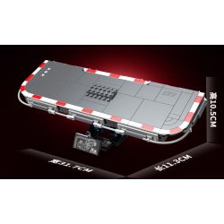 XINZHUAN XZ0004 Xếp hình lắp ráp ghép mô hình Xe công thức 1 Ferrari F1