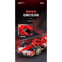 XINZHUAN XZ0004 Xếp hình lắp ráp ghép mô hình Xe công thức 1 Ferrari F1