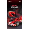 XINZHUAN XZ0004 Xếp hình lắp ráp ghép mô hình Xe công thức 1 Ferrari F1