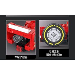 XINZHUAN XZ0004 Xếp hình lắp ráp ghép mô hình Xe công thức 1 Ferrari F1