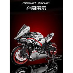 TMQ X6601 Xếp hình lắp ráp ghép mô hình Xe máy Yamaha Shark