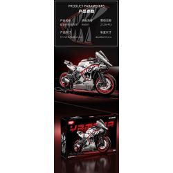 TMQ X6601 Xếp hình lắp ráp ghép mô hình Xe máy Yamaha Shark