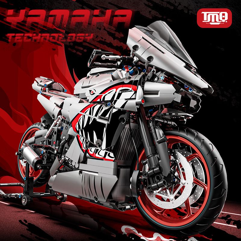 TMQ X6601 Xếp hình lắp ráp ghép mô hình Xe máy Yamaha Shark
