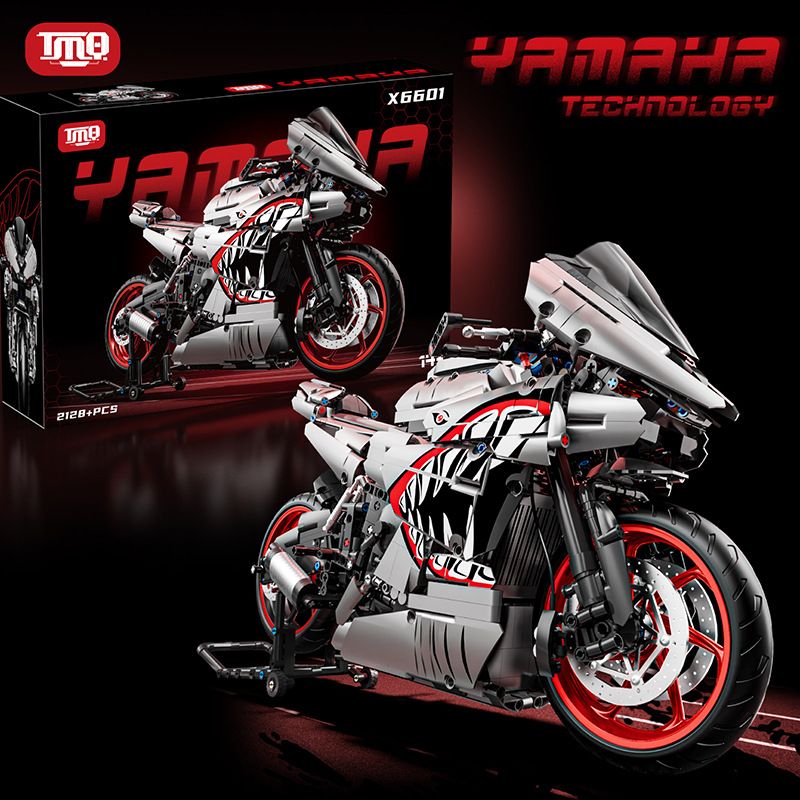TMQ X6601 Xếp hình lắp ráp ghép mô hình Xe máy Yamaha Shark