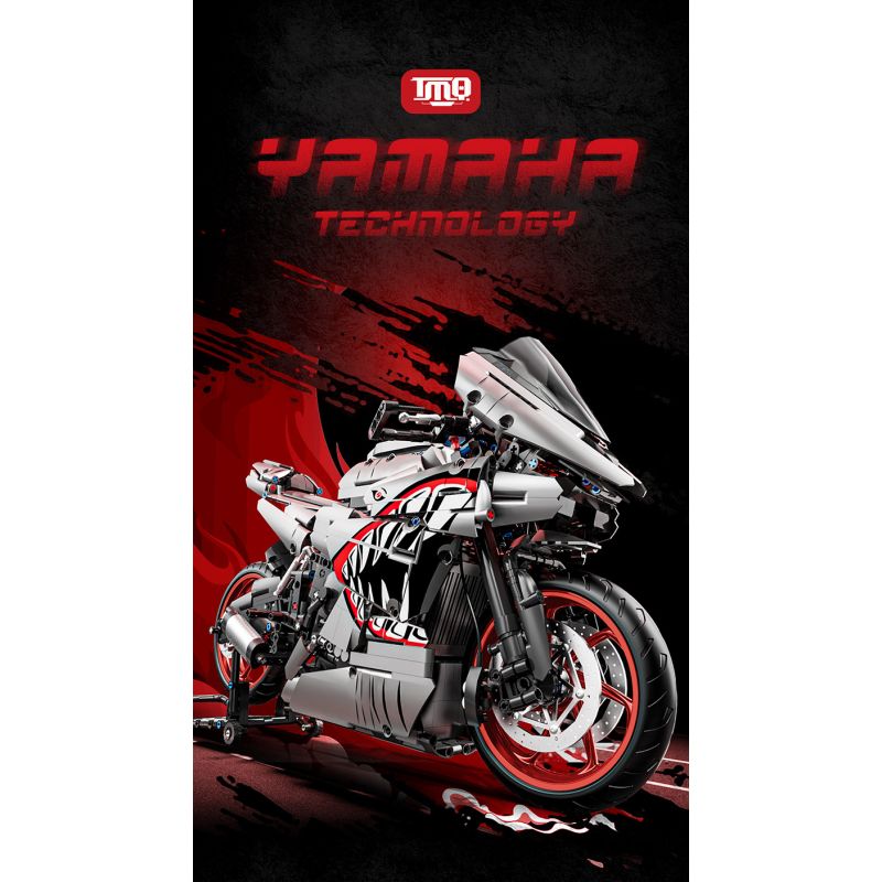 TMQ X6601 Xếp hình lắp ráp ghép mô hình Xe máy Yamaha Shark