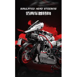 TMQ X6601 Xếp hình lắp ráp ghép mô hình Xe máy Yamaha Shark