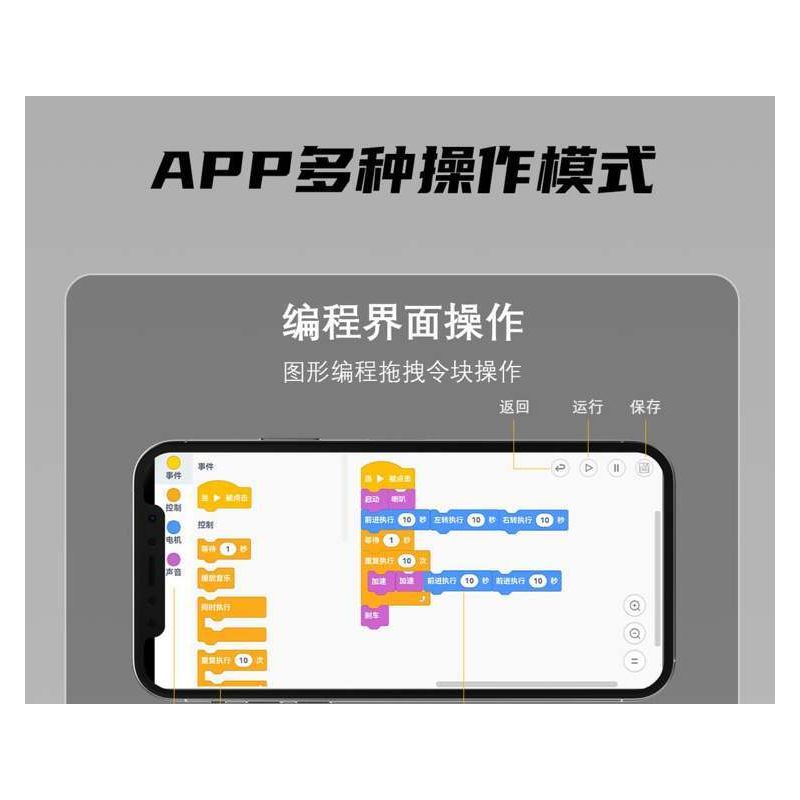 No license PL012 Xếp hình lắp ráp ghép mô hình Mèo âm nhạc biến thành robot 5 trong 1