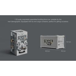 Pibo PB8825 Xếp hình lắp ráp ghép mô hình Series mùa hè 2.0: Land Rover Off-Road