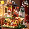 Xingya Premium 89139 Gift Factory Xếp hình lắp ráp ghép mô hình nhà máy sản xuất quà tặng