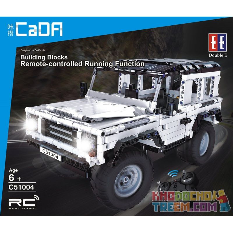 DOUBLEE CADA C51004 51004 non  Ô TÔ bộ đồ chơi xếp lắp ráp ghép mô hình  LAND ROVER DEFENDER Kỹ Thuật Công Nghệ Cao Mô Hình Phương Tiện 533 khối DOUBLEE CADA C51004 51004 non  Ô TÔ bộ đồ chơi xếp lắp ráp ghép mô hình  LAND ROVER DEFENDER Kỹ Thuật Công Nghệ Cao Mô Hình Phương Tiện 533 khối