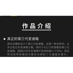 Lao Liang's works 03 McLaren W1 Xếp hình lắp ráp ghép mô hình Siêu xe số 03 1:8