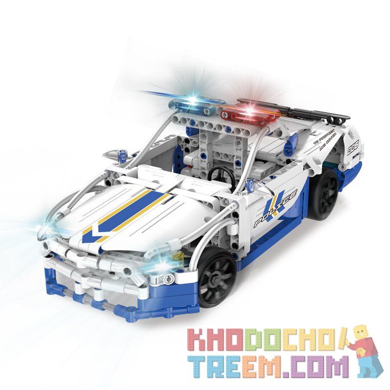 DOUBLEE CADA C51006 51006 C51006D 51006D non  XE CẢNH SÁT bộ đồ chơi xếp lắp ráp ghép mô hình  GT POLICE CAR Kỹ Thuật Công Nghệ Cao Mô Hình Phương Tiện 430 khối