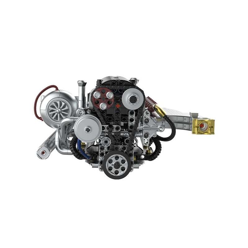 Pibo PB8814 Xếp hình lắp ráp ghép mô hình SOKUN: Động cơ 2JZ-GTE