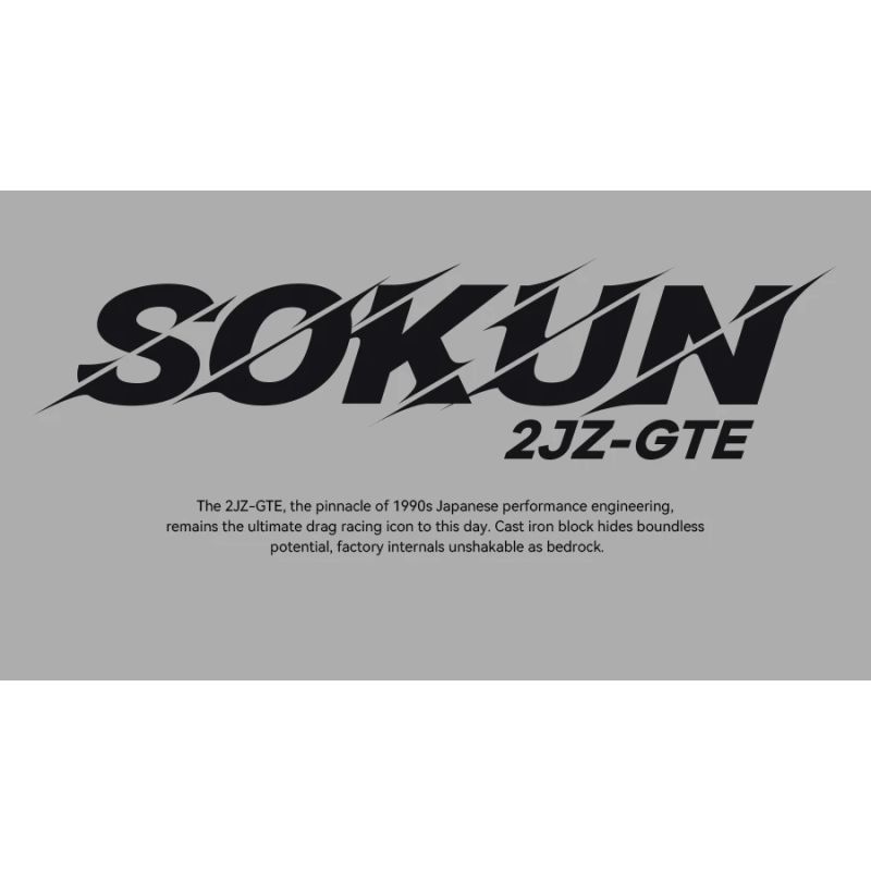 Pibo PB8814 Xếp hình lắp ráp ghép mô hình SOKUN: Động cơ 2JZ-GTE