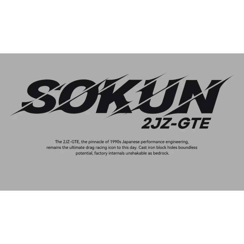 Pibo PB8814 Xếp hình lắp ráp ghép mô hình SOKUN: Động cơ 2JZ-GTE