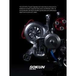 Pibo PB8814 Xếp hình lắp ráp ghép mô hình SOKUN: Động cơ 2JZ-GTE