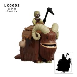 Samurai Brick 03.BOSMUTUS unknown LK0003 Bantha Xếp hình lắp ráp ghép mô hình bantha