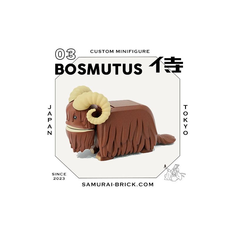 Samurai Brick 03.BOSMUTUS unknown LK0003 Bantha Xếp hình lắp ráp ghép mô hình bantha