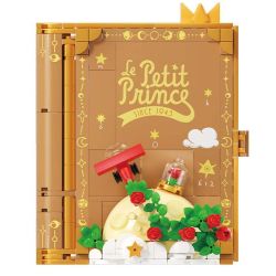 Wekki 518302 Xếp hình lắp ráp ghép mô hình Hoàng tử bé: Hẹn hò lúc hoàng hôn Sách