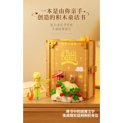 Wekki 518302 Xếp hình lắp ráp ghép mô hình Hoàng tử bé: Hẹn hò lúc hoàng hôn Sách