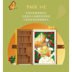 Wekki 518302 Xếp hình lắp ráp ghép mô hình Hoàng tử bé: Hẹn hò lúc hoàng hôn Sách