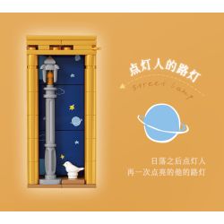 Wekki 518302 Xếp hình lắp ráp ghép mô hình Hoàng tử bé: Hẹn hò lúc hoàng hôn Sách