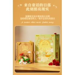 Wekki 518302 Xếp hình lắp ráp ghép mô hình Hoàng tử bé: Hẹn hò lúc hoàng hôn Sách