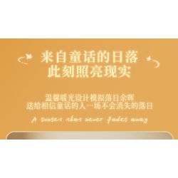 Wekki 518302 Xếp hình lắp ráp ghép mô hình Hoàng tử bé: Hẹn hò lúc hoàng hôn Sách