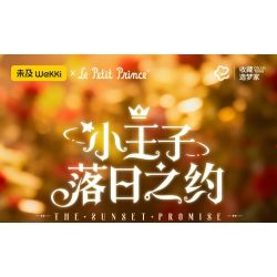 Wekki 518302 Xếp hình lắp ráp ghép mô hình Hoàng tử bé: Hẹn hò lúc hoàng hôn Sách