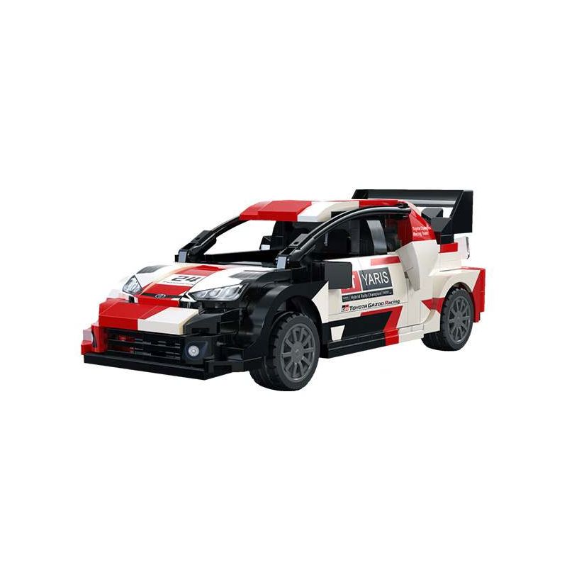 CaDA DoubleE C55039 Toyota GR Yaris Rally 1 Xếp hình lắp ráp ghép mô hình 丘田 GR Yaris Rally1 1:24