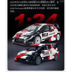 CaDA DoubleE C55039 Toyota GR Yaris Rally 1 Xếp hình lắp ráp ghép mô hình 丘田 GR Yaris Rally1 1:24