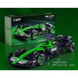 CaDA DoubleE C55082 Xếp hình lắp ráp ghép mô hình Đội Sauber F1 KICK Đội F1 Sauber C45