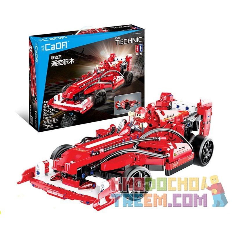 DOUBLEE CADA C51010 51010 non  XE ĐUA CÔNG THỨC 1 bộ đồ chơi xếp lắp ráp ghép mô hình  FORMULA RACER Kỹ Thuật Công Nghệ Cao Mô Hình Phương Tiện 317 khối