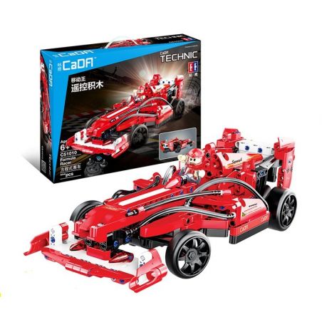DOUBLEE CADA C51010 51010 non  XE ĐUA CÔNG THỨC 1 bộ đồ chơi xếp lắp ráp ghép mô hình  FORMULA RACER Kỹ Thuật Công Nghệ Cao Mô Hình Phương Tiện 317 khối