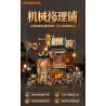 Lumibricks FunWhole 11015 Xếp hình lắp ráp ghép mô hình Thế giới Steampunk: Cửa hàng sửa chữa máy móc