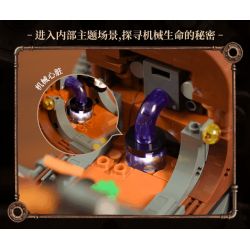 Lumibricks FunWhole 11014 Xếp hình lắp ráp ghép mô hình Thế giới Steampunk: Con voi cơ khí