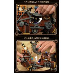 Lumibricks FunWhole 11014 Xếp hình lắp ráp ghép mô hình Thế giới Steampunk: Con voi cơ khí