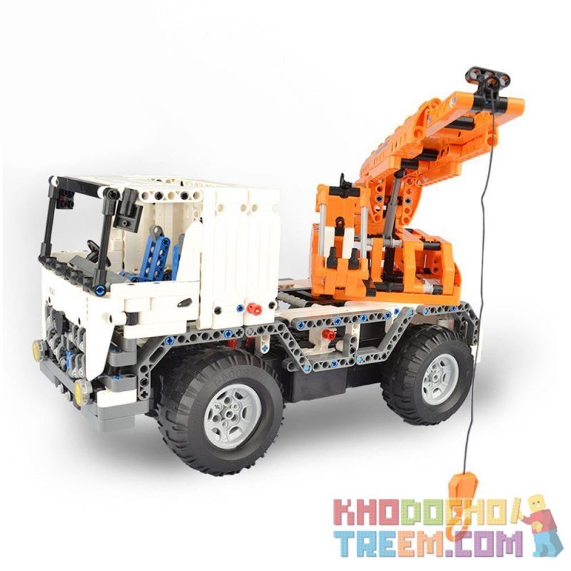 DOUBLEE CADA C51013 51013 non  XE CẨU HÀNG bộ đồ chơi xếp lắp ráp ghép mô hình  MOBILE CRANE Kỹ Thuật Công Nghệ Cao Mô Hình Phương Tiện 838 khối